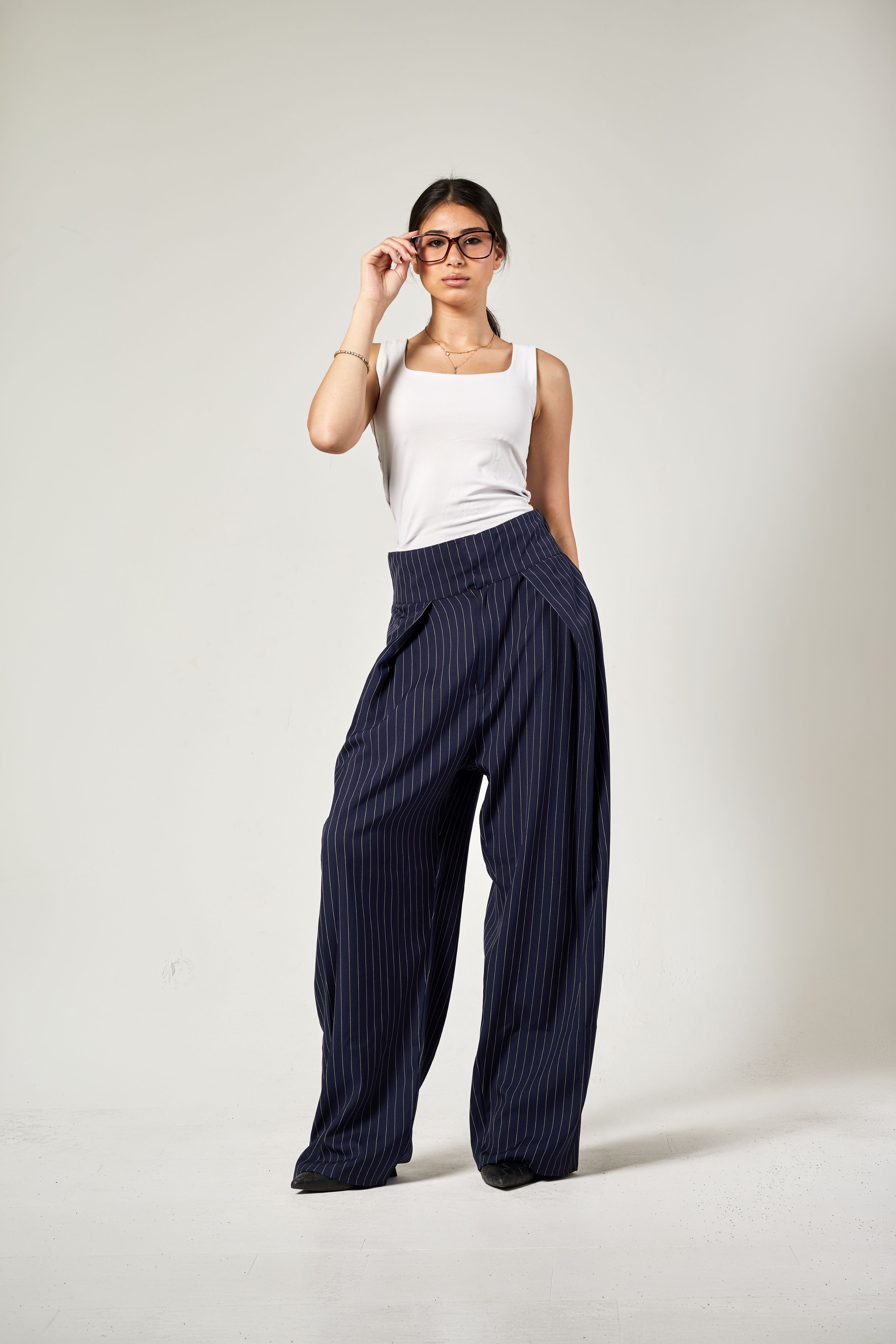 BALLOON PLEATED TROUSERS