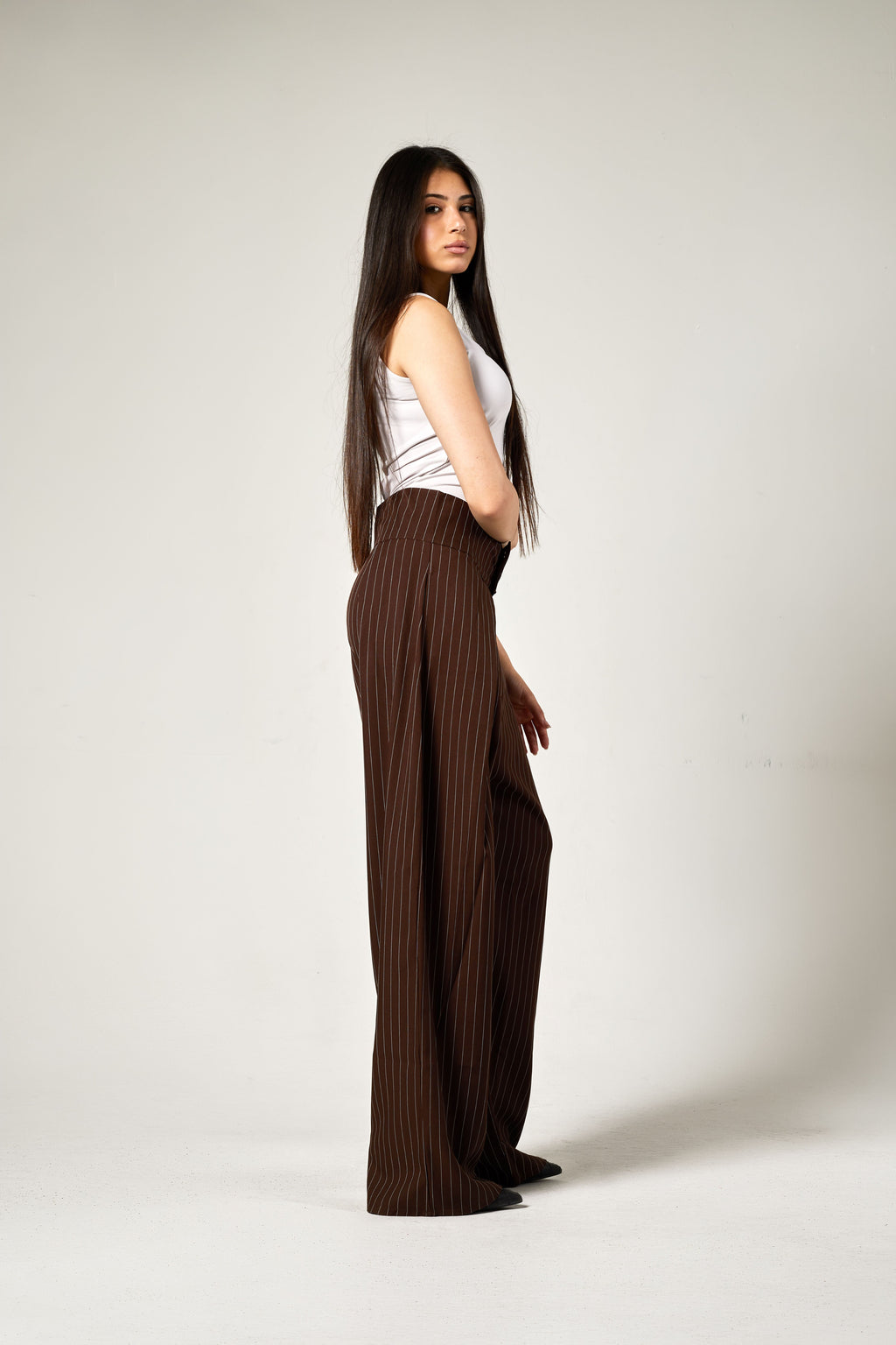 BALLOON PLEATED TROUSERS